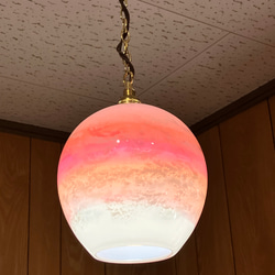 逆さ ペンダントライト　おしゃれ照明　ハンドメイド　ピンク　シーリング　ライト 逆さ ペンダントライト おしゃれ照明 ハンドメイド ピンク