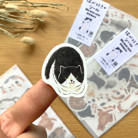 フレークシール　猫が好き 10枚目の画像