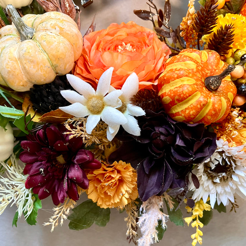 No.wreath-15572/ハロウィンリース25-(14)ハロウィンプレート45x48