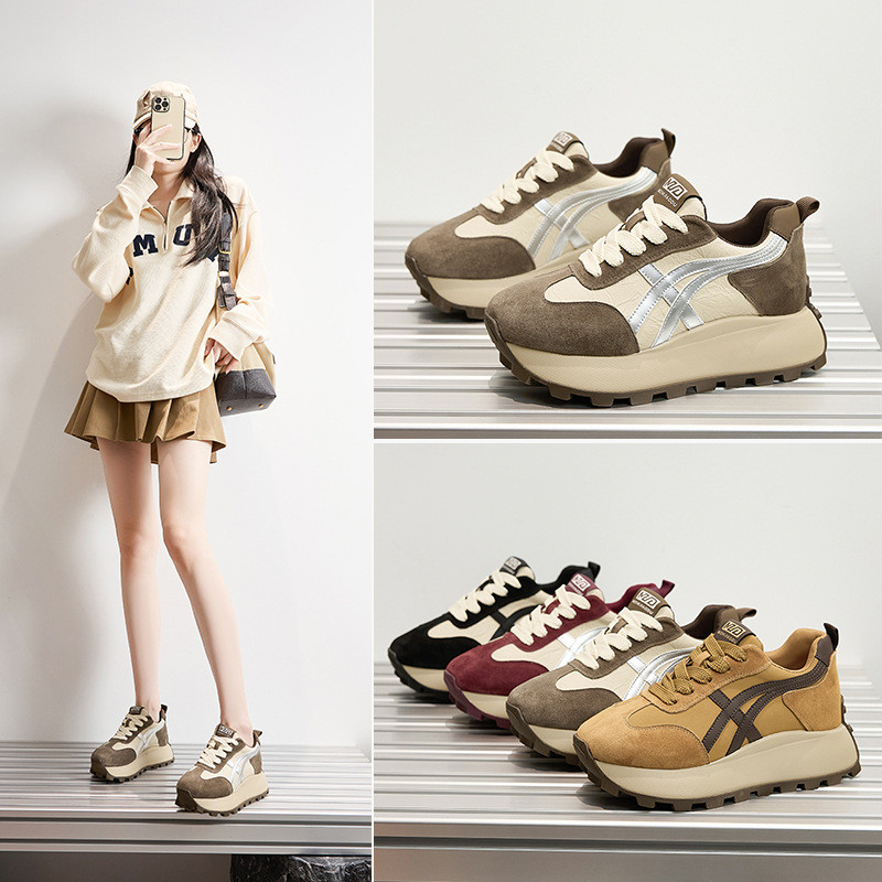 25新作レディースファッショナブル 厚底 インナーアップ ランニ(起毛加工付き)【返品・交換可】品質最優先 25-320