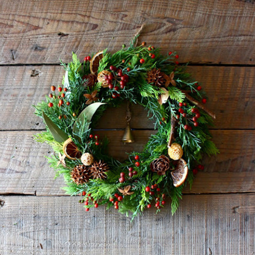 クリスマスが待ち遠しい♡フレッシュリース 早割】喜び溢れるクリスマスリース♡ フレッシュクリスマス2024