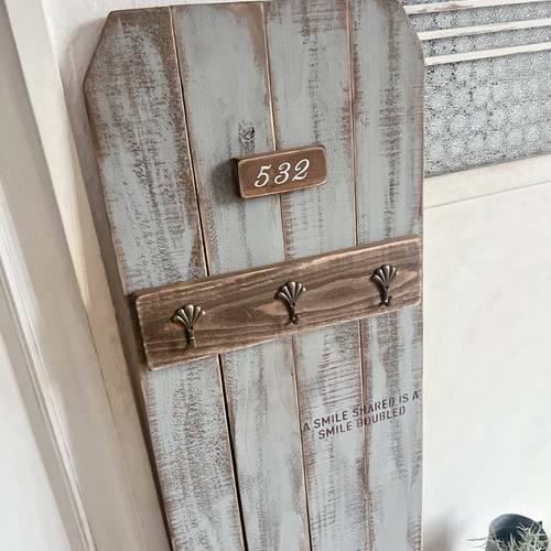 アンティーク調 ドアオブジェ シャビーシック インテリア フォト