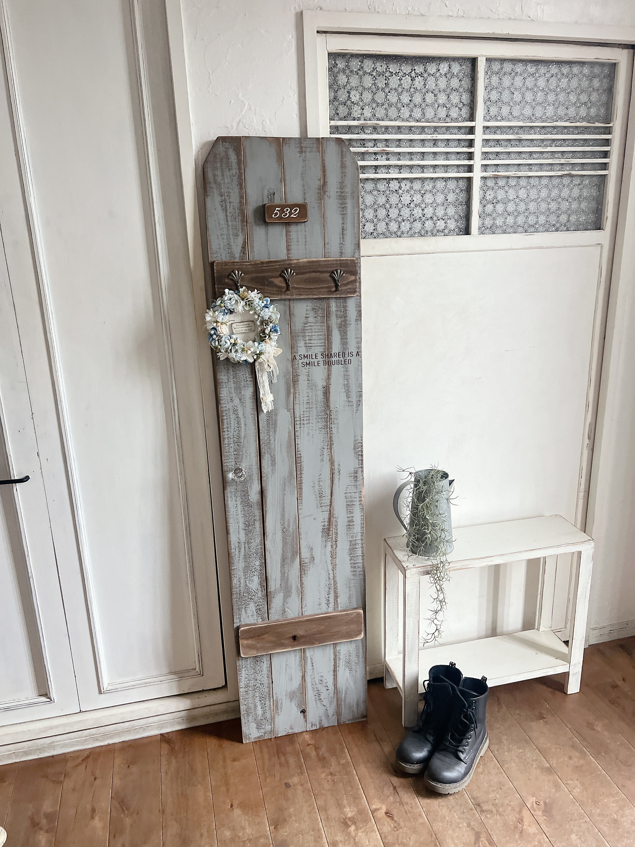 アンティーク調 ドアオブジェ シャビーシック インテリア フォト