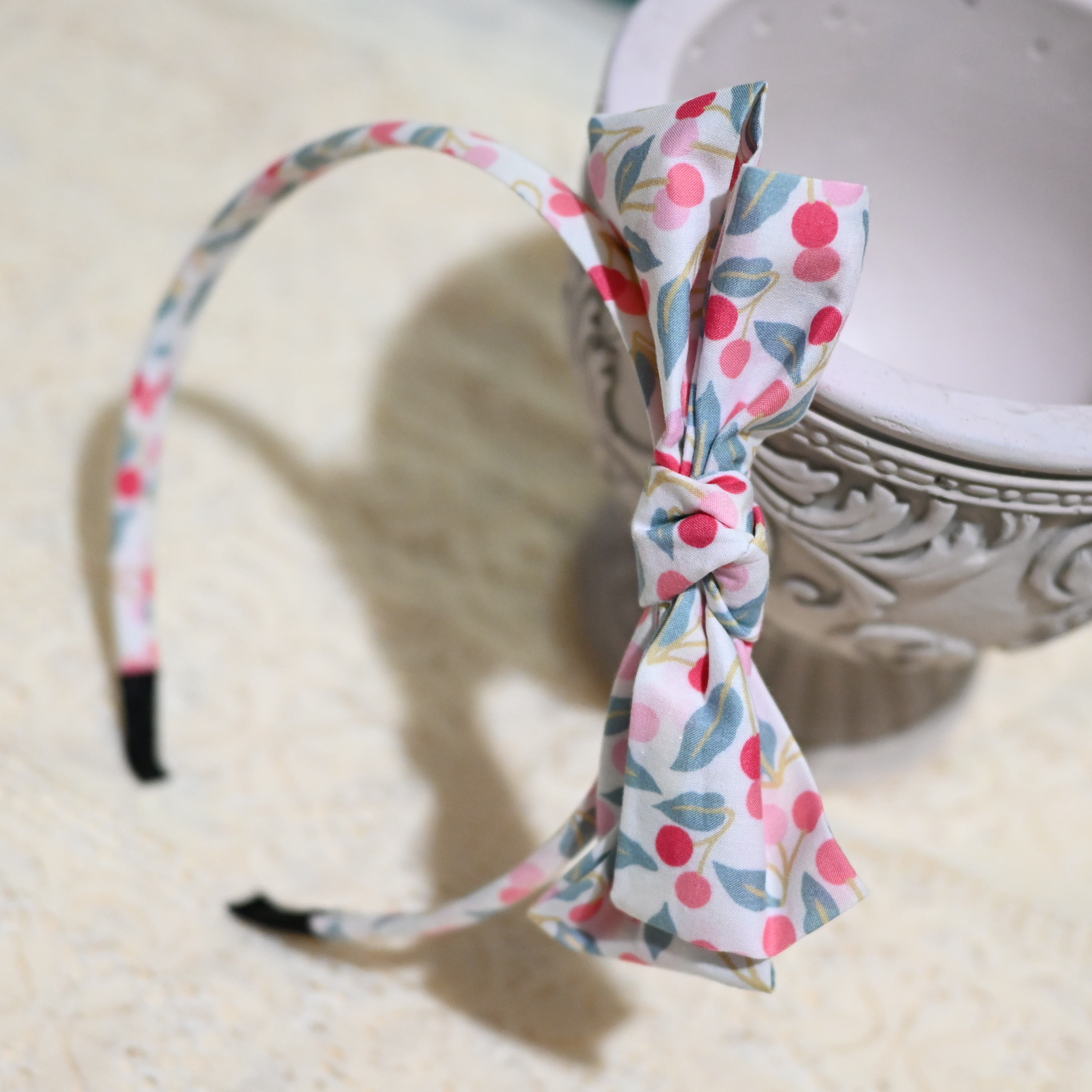 リボンカチューシャ さくらんぼ Liberty Cherry drop チェリードロップ
