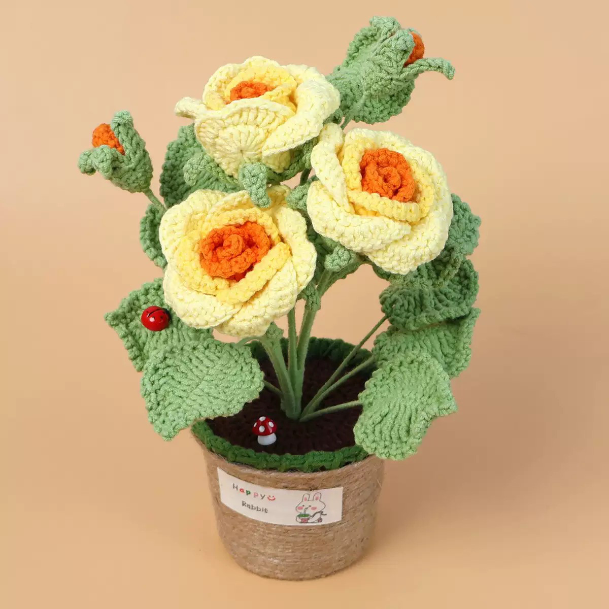 毛糸 花束 枯れない花束 手作り 結婚式 出産祝い 誕生日 プレゼント お礼 入学式 卒園式卒業式【薔薇 / バラ】1点