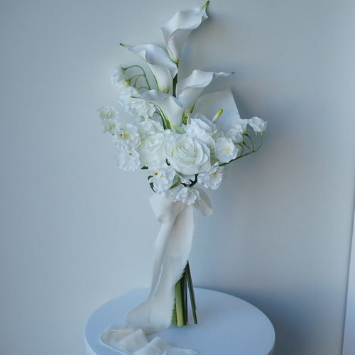 アーティフィシャルフラワーブーケ ウェディングブーケ クラッチブーケ