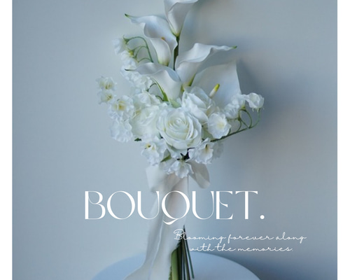 ウェディングブーケ アーティフィシャルフラワー　ブーケ アーティフィシャルフラワーブーケ ウェディングブーケ クラッチブーケ