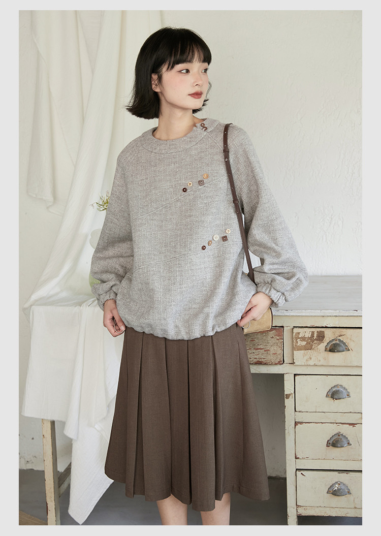 秋冬ヴィンテージ ニット衛衣