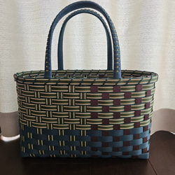 エコクラフト ブルーミックスかごバッグ かごバッグ K. 通販 8350959