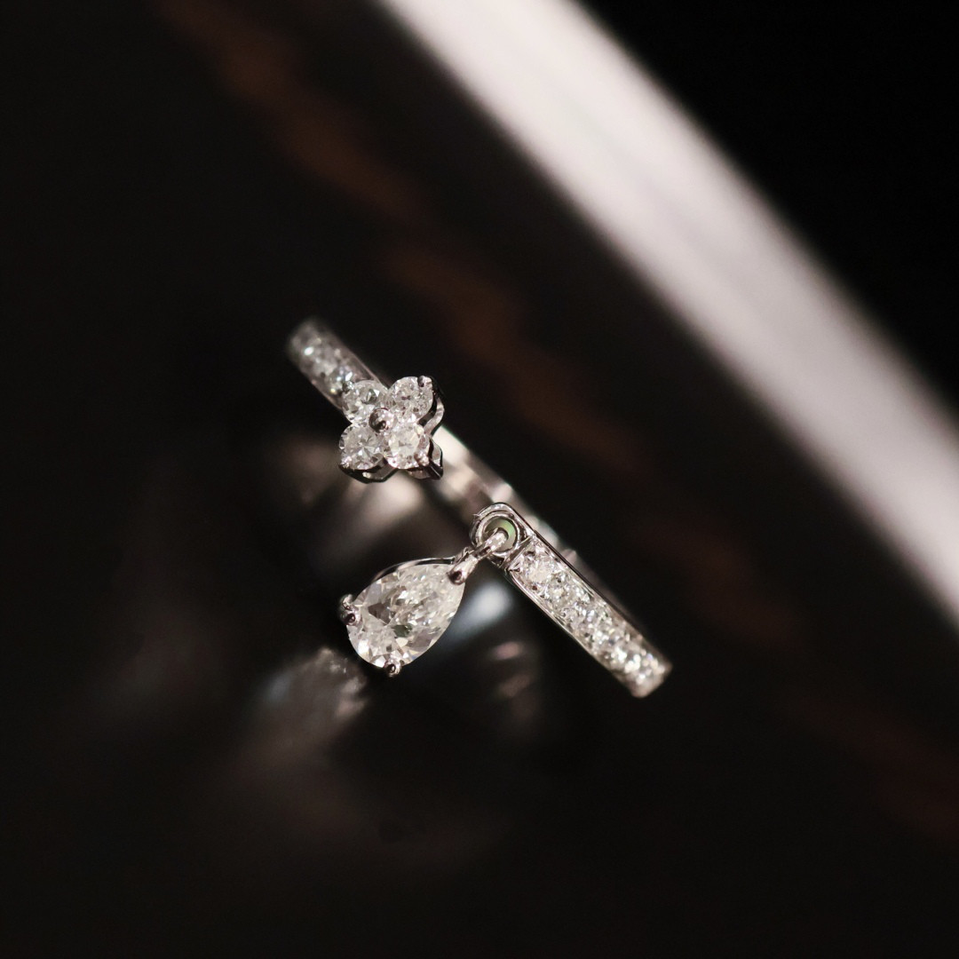 ラボグロウンダイヤモンドリングk18 0502