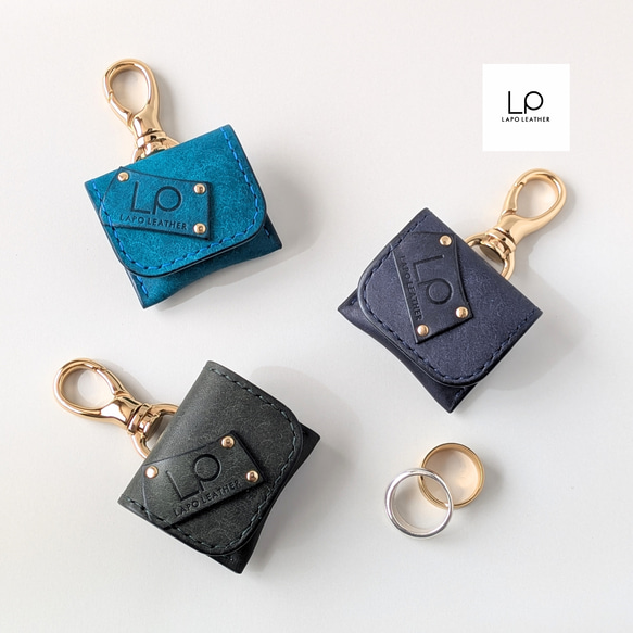 NEW】持ち運びに便利なコロンとした可愛い指輪ケース＜ターコイズ