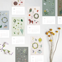 再販2 / Blomary カレンダー〈desk〉卓上サイズ 予約商品　発送は10月下旬頃から 1枚目の画像