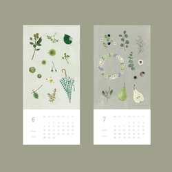 再販2 / Blomary カレンダー〈desk〉卓上サイズ 予約商品　発送は10月下旬頃から 4枚目の画像