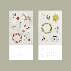 再販2 / Blomary カレンダー〈desk〉卓上サイズ 予約商品　発送は10月下旬頃から 2枚目の画像