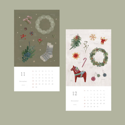 【再販2】Blomary カレンダー　B4変形サイズ 8枚目の画像