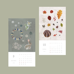 【再販2】Blomary カレンダー　B4変形サイズ 7枚目の画像