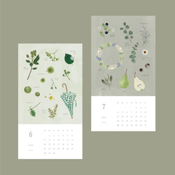 【再販2】Blomary カレンダー　B4変形サイズ 6枚目の画像