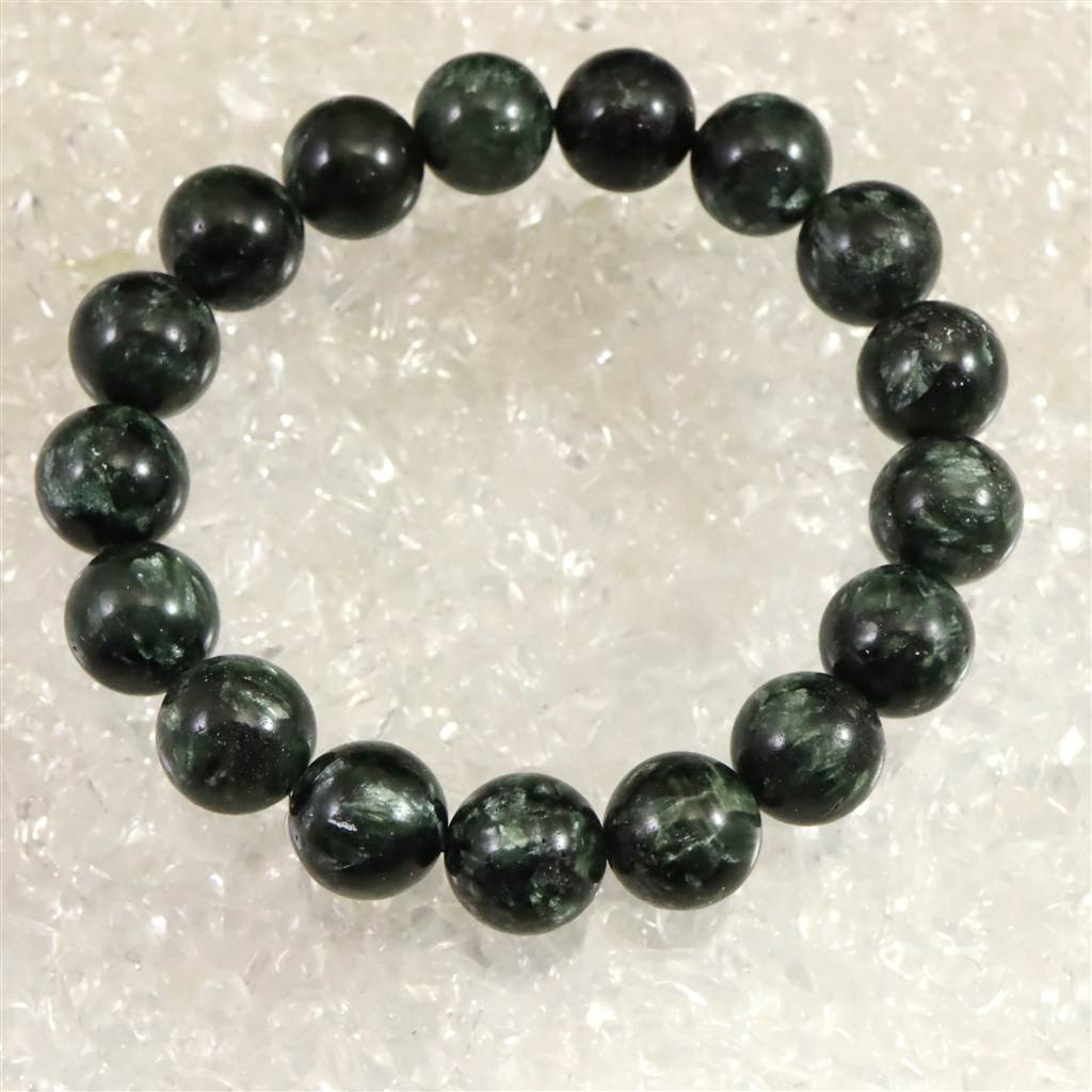 セラフィナイト クリノクロア 12mmブレスレット 41.9g #47937