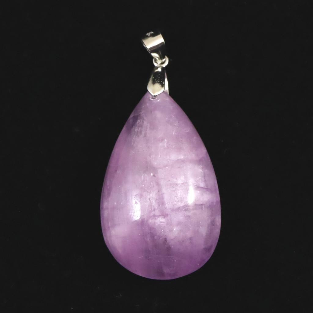 クンツァイト 31mmペアシェイプ ペンダント 9.8g #53308