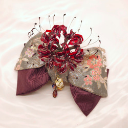 絢爛彼岸花の髪飾り 5枚目の画像