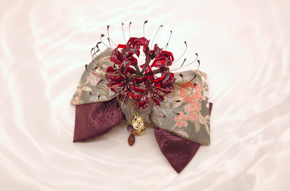 絢爛彼岸花の髪飾り 5枚目の画像