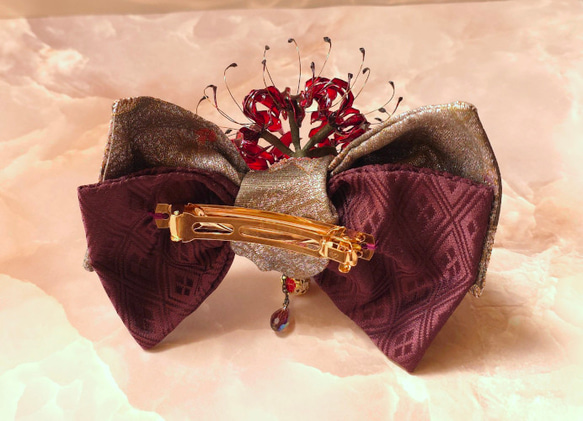 絢爛彼岸花の髪飾り 4枚目の画像