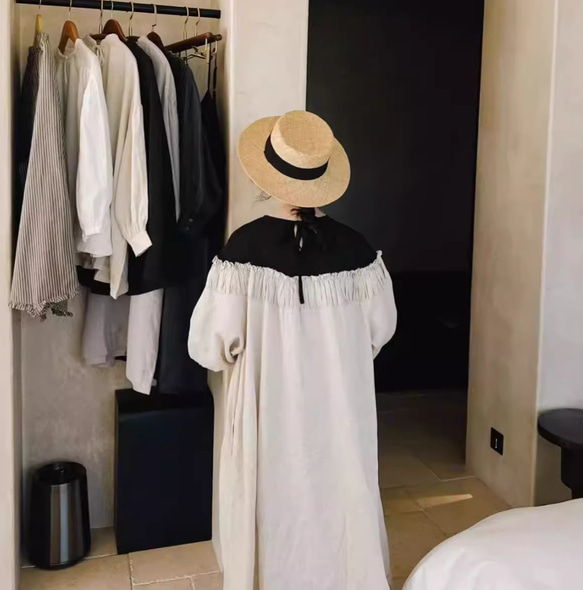 重工質感森系大人可愛いワンピース文芸レトロ  5654 4枚目の画像