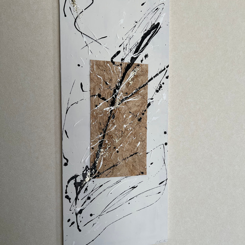 長夜 Cho Ya 】原画/和風/禅/絵画/アート/抽象画/ニュアンス/モダン