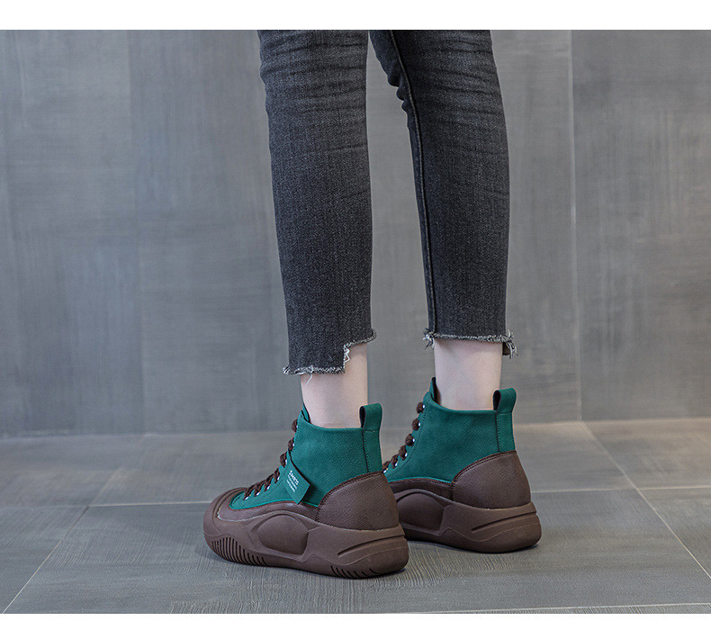 25新作レディースヴィンテージカジュアル 厚底増高 マーティンブ(起毛加工付き)【返品・交換可】品質最優先 25-321