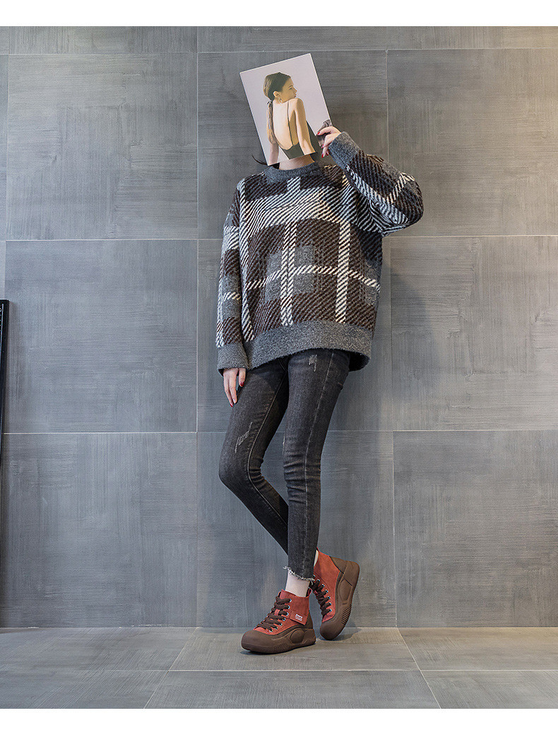 25新作レディースヴィンテージカジュアル 厚底増高 マーティンブ(起毛加工付き)【返品・交換可】品質最優先 25-321