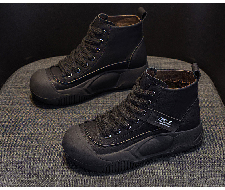 25新作レディースヴィンテージカジュアル 厚底増高 マーティンブ(起毛加工付き)【返品・交換可】品質最優先 25-321