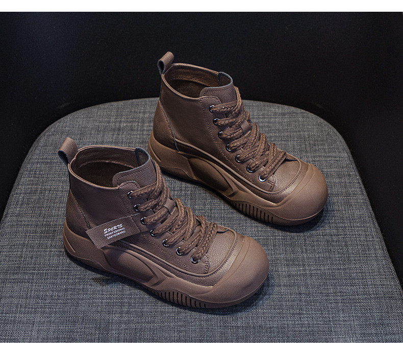 25新作レディースヴィンテージカジュアル 厚底増高 マーティンブ(起毛加工付き)【返品・交換可】品質最優先 25-321