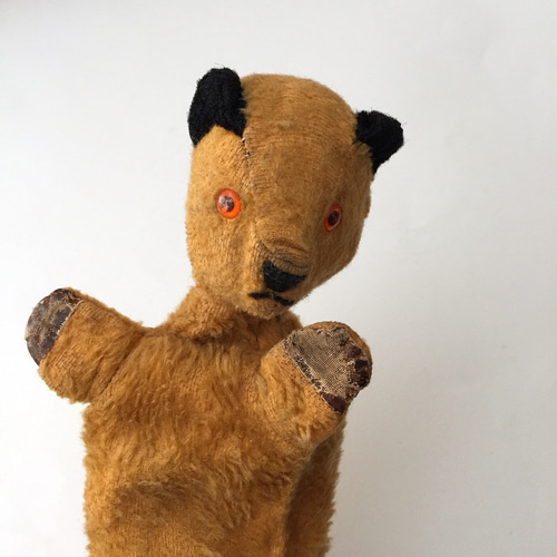 アンティークスーティーベアのpuppetパペット イギリス くまぬいぐるみ
