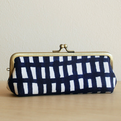 ミナペルホネン【タンバリン dop】グレー☆親子がま口 長財布 がま口