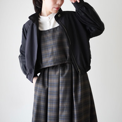 WOOL TUCK キャミソール darkgray×brown 19枚目の画像