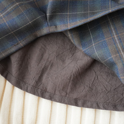 WOOL TUCK キャミソール darkgray×brown 11枚目の画像