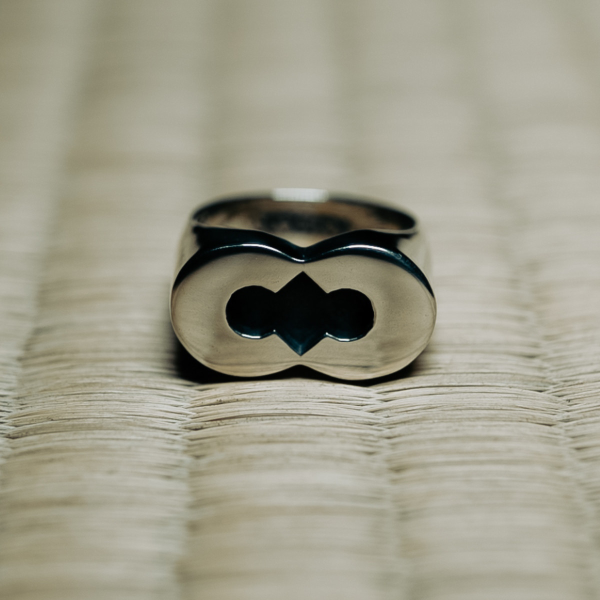 人生にご縁を【永縁リング】SV925 日本製 ユニセックス 高級感 ビッグシルエット アンティーク シルバー プレゼント