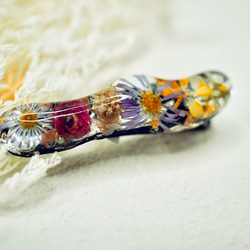 No.3058☆ハンドメイド☆ドライフラワー♡フラワーレジンヘアゴム