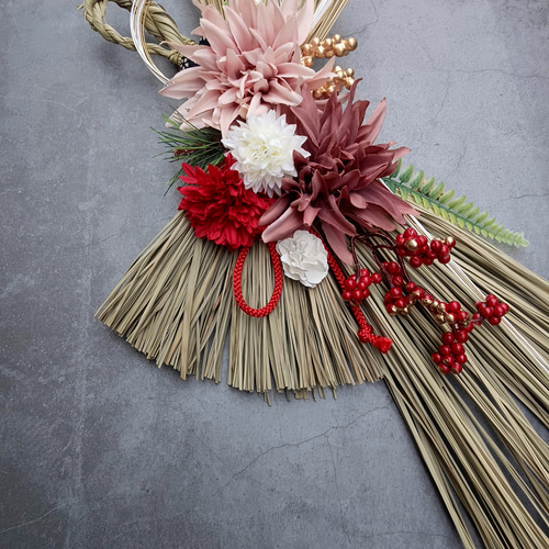 ちゃっきい　お花しめ縄 ちゃっきい お花しめ縄 楽天市場 | フラワーギフト strawberrygarden