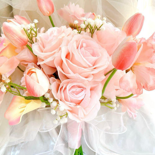 クラッチブーケ アーティフィシャルフラワー ブーケ ブートニア