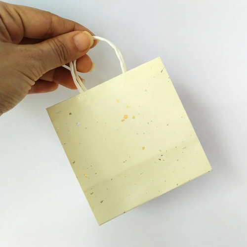 金銀をちりばめた和紙のミニ紙袋【受注制作 / サイズ オーダーメイド
