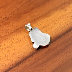 開業祝いにお勧め 左馬 シルバー ペンダントトップ　 7枚目の画像