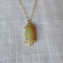 エメラルドカットダイヤモンド K18YG ピアス ピアス（スタッド・一粒