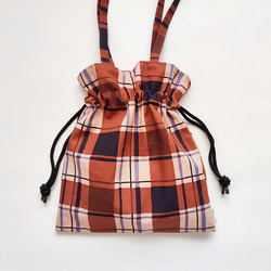 mont bouche フランス生地・巾着トートバッグ(chic) 7枚目の画像