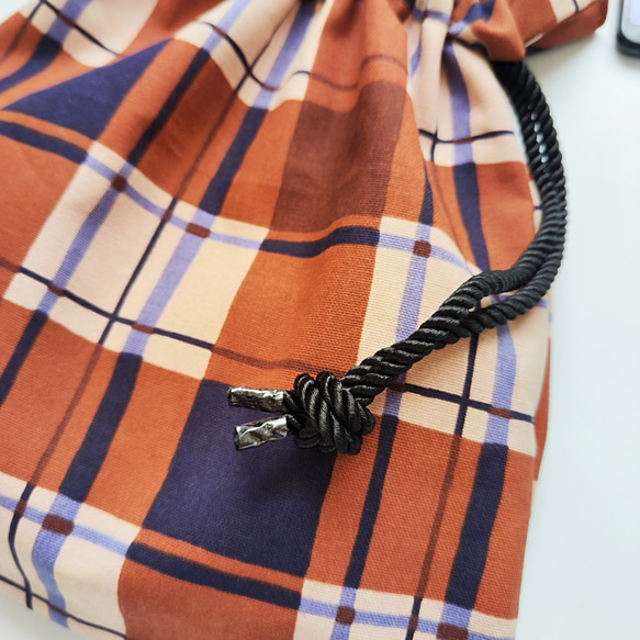 mont bouche フランス生地・巾着トートバッグ(chic) 8枚目の画像