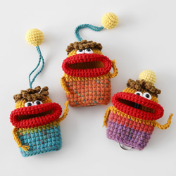 毛糸 手作り 編みぐるみ 人形 キーホルダー バッグチャーム 誕生日