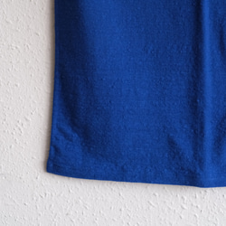 リネンコットンアンダーウェア　ノースリーブ（ラピスラズリー）［レディースS・M・Lサイズ］ 5枚目の画像