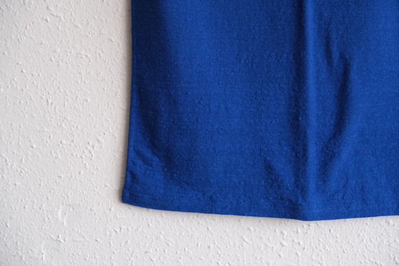 リネンコットンアンダーウェア　ノースリーブ（ラピスラズリー）［レディースS・M・Lサイズ］ 5枚目の画像