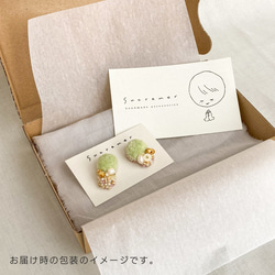 日常に彩りを【tsubomi】ピアス・イヤリング_dusty pink 8枚目の画像