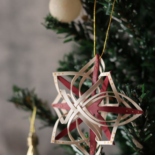 Broonieネーベルスロイドオーナメント】牛革/クリスマス/装飾/北欧